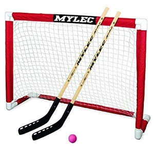 Mylec Deluxe Folding Hockey Goal Set steet